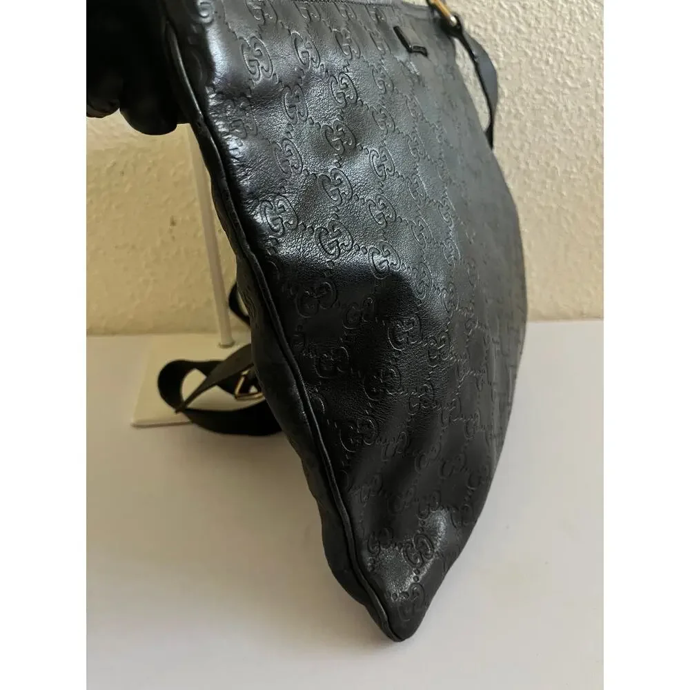 Gucci GG leather unisex Messenger bag